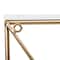 Hello Honey® 24" Wood & Gold Rectangle Wall Shelf